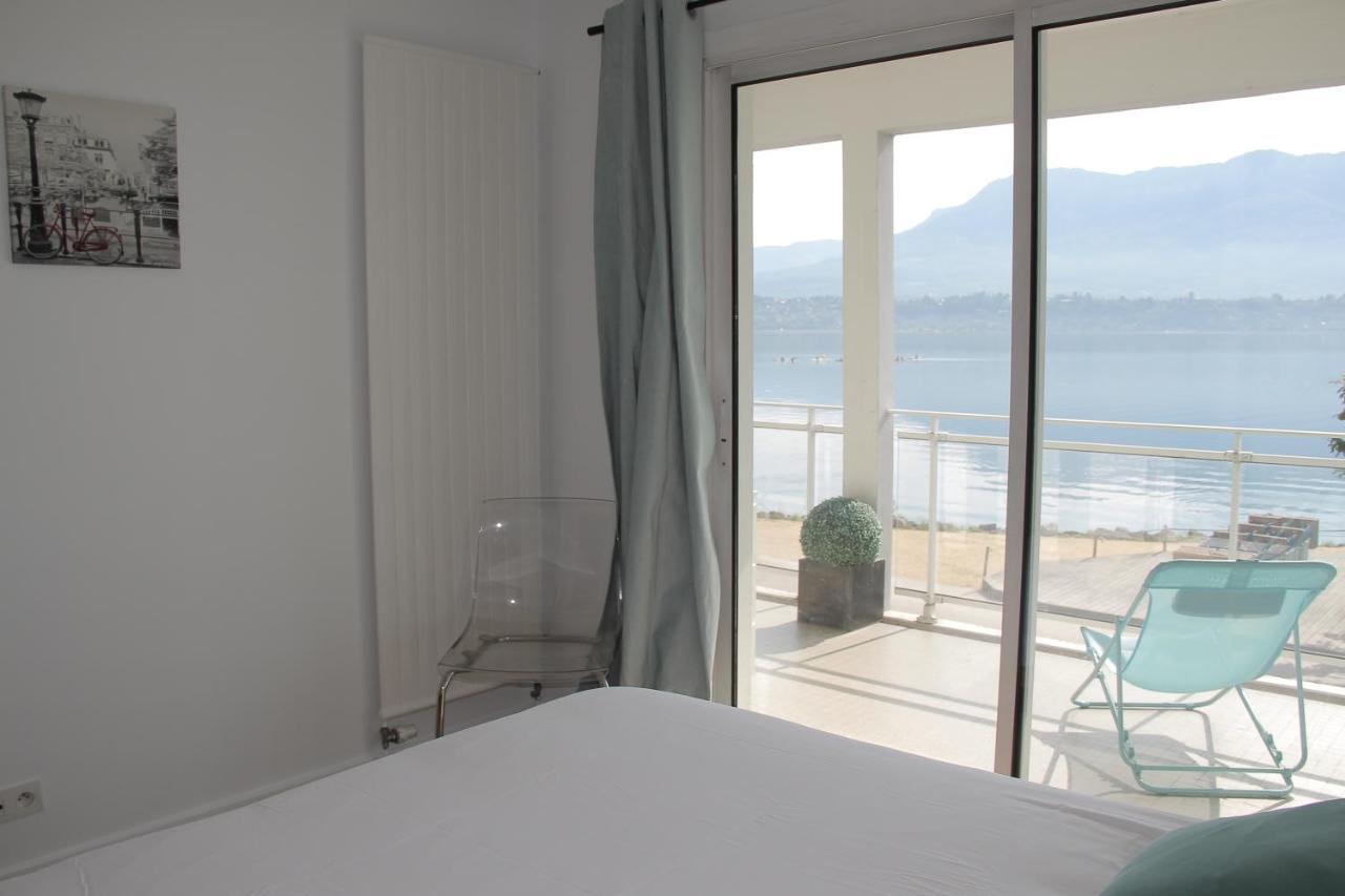Les Suites Du Port Le Bourget-du-Lac Bagian luar foto