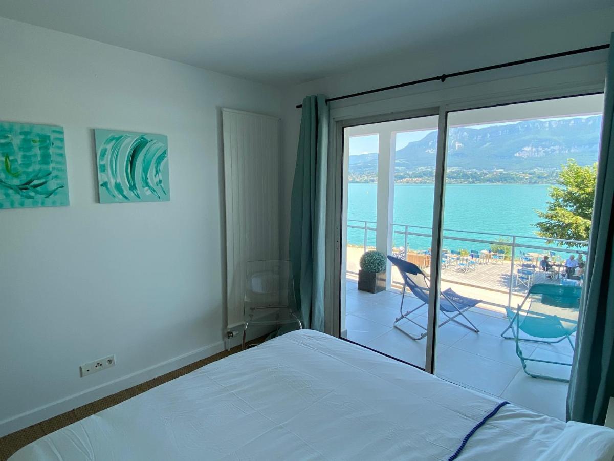Les Suites Du Port Le Bourget-du-Lac Bagian luar foto