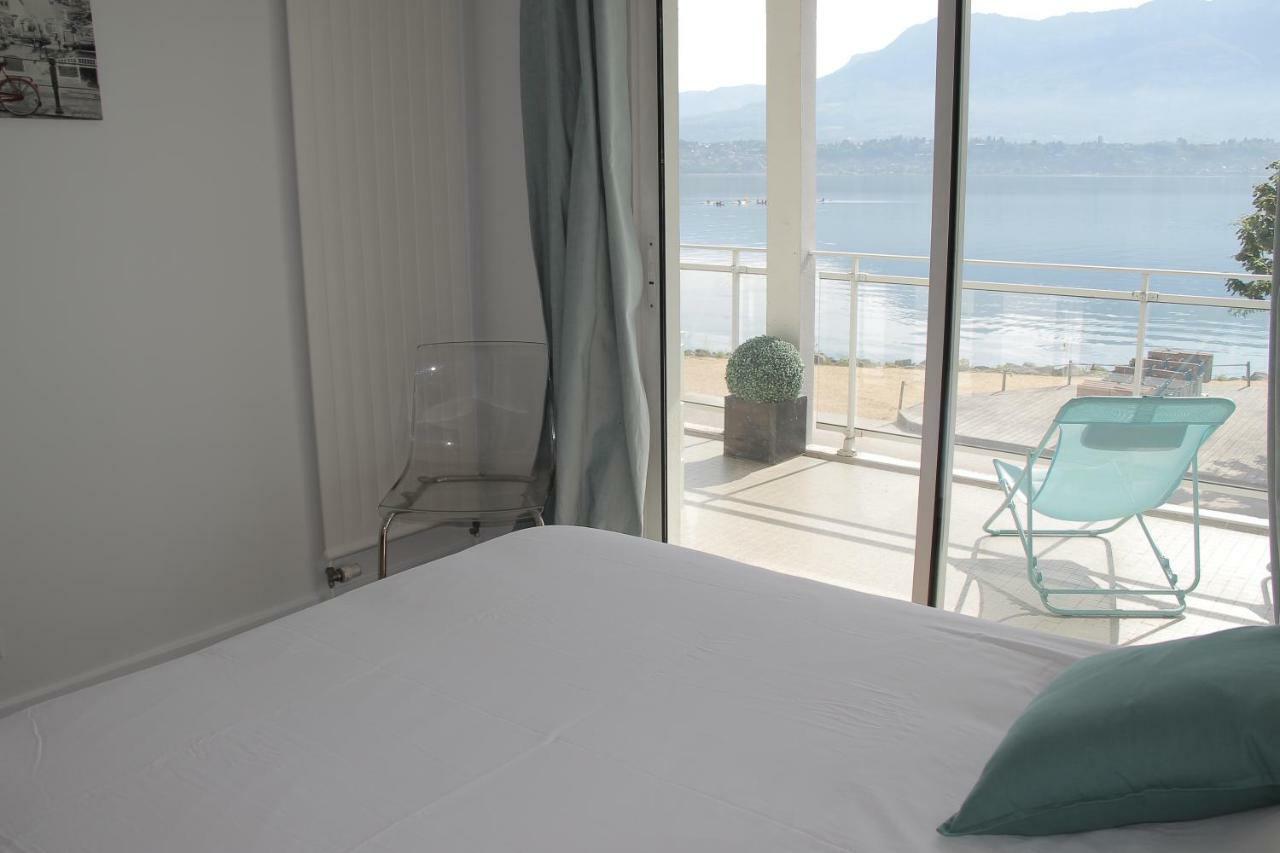 Les Suites Du Port Le Bourget-du-Lac Bagian luar foto